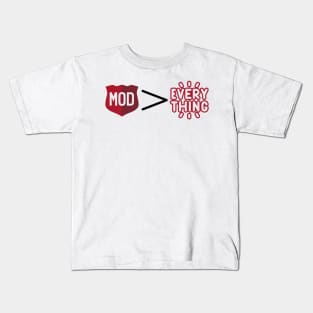 Mod Pizza Over Everything Kids T-Shirt